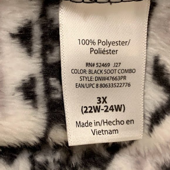 Danskin Now Long Sleeve Fleece Top - Picture 5 of 6